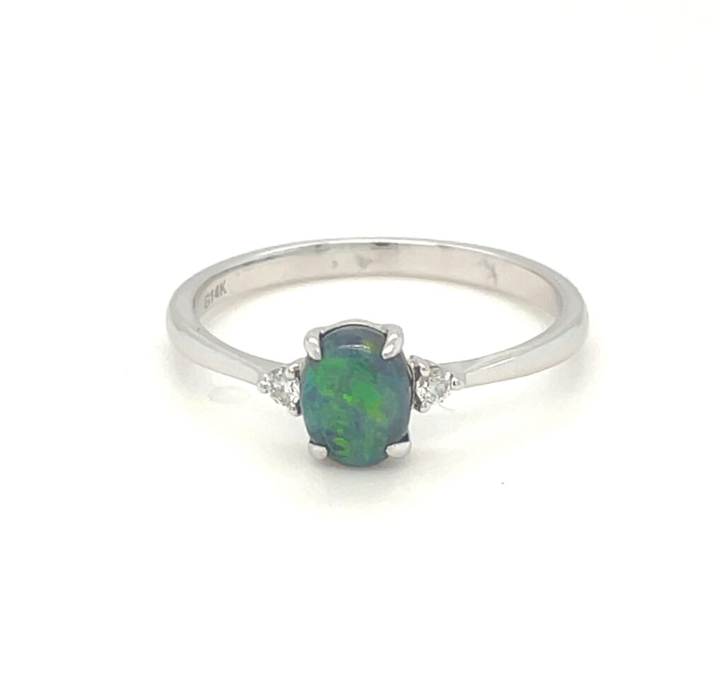 Black Opal Ring
