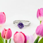 Cushion Amethyst Ring thumbnail 3