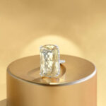 Custom Cushion Citrine Ring thumbnail 2