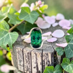 Custom Green Tourmaline Ring thumbnail 3
