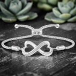 Double Heart Infinity Bracelet thumbnail 3