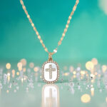 Mother of Pearl & Diamond Cross Pendant thumbnail 2