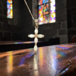 Opal Cross Pendant thumbnail 2