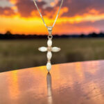 Opal Cross Pendant thumbnail 3