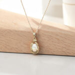 Opal & Diamond Pendant thumbnail 2