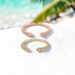 Split Top Diamond Bands thumbnail 2