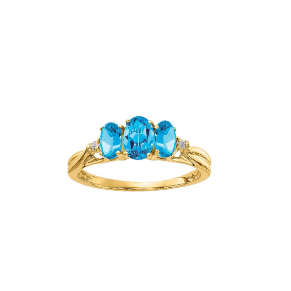 Blue Topaz Ring
