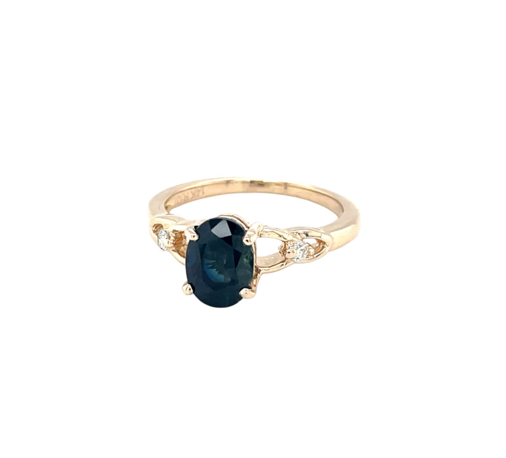 Sapphire & Diamond Ring