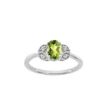 Peridot & Diamond Ring thumbnail 1