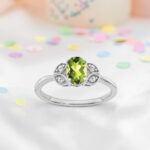 Peridot & Diamond Ring thumbnail 3