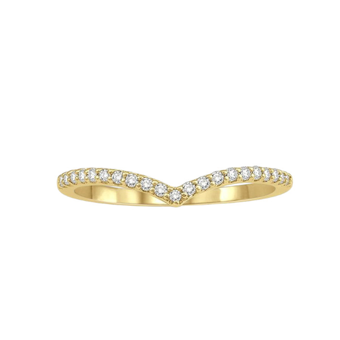 Yellow Chevron Dainty Band