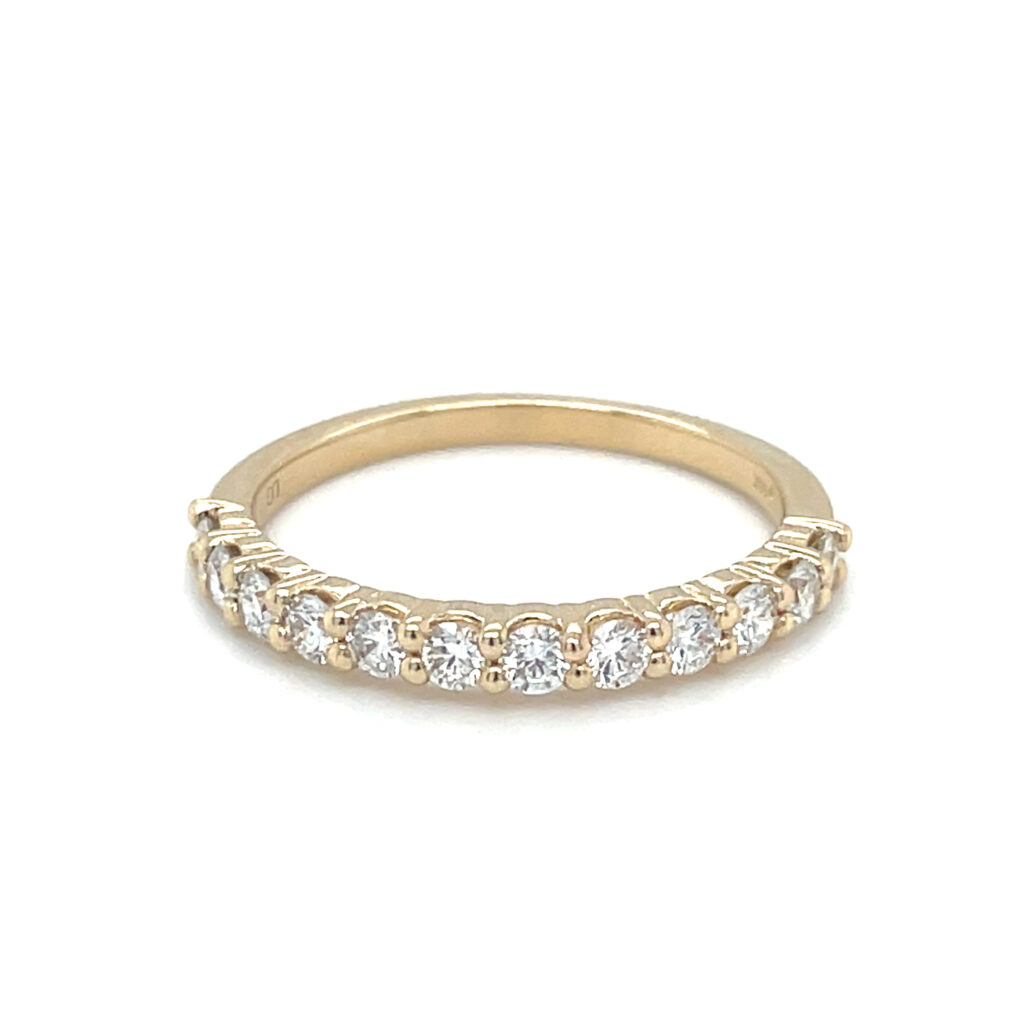 Yellow Gold Diamond Band