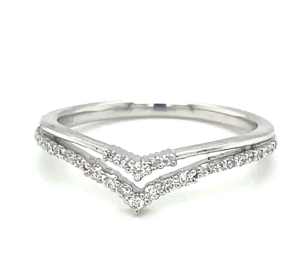 Dainty Double Chevron Band