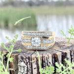 Gents Yellow Gold Diamond Ring thumbnail 4