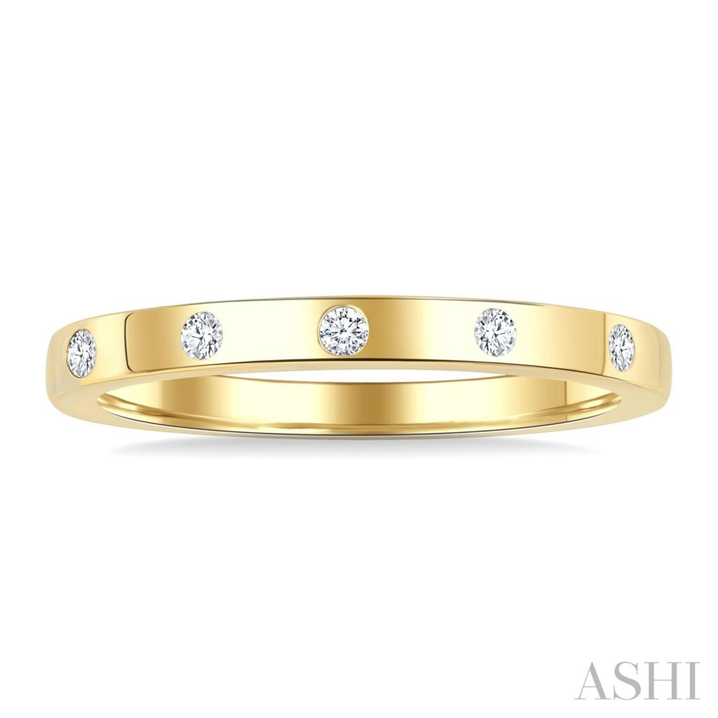 Yellow Gold Diamond Band