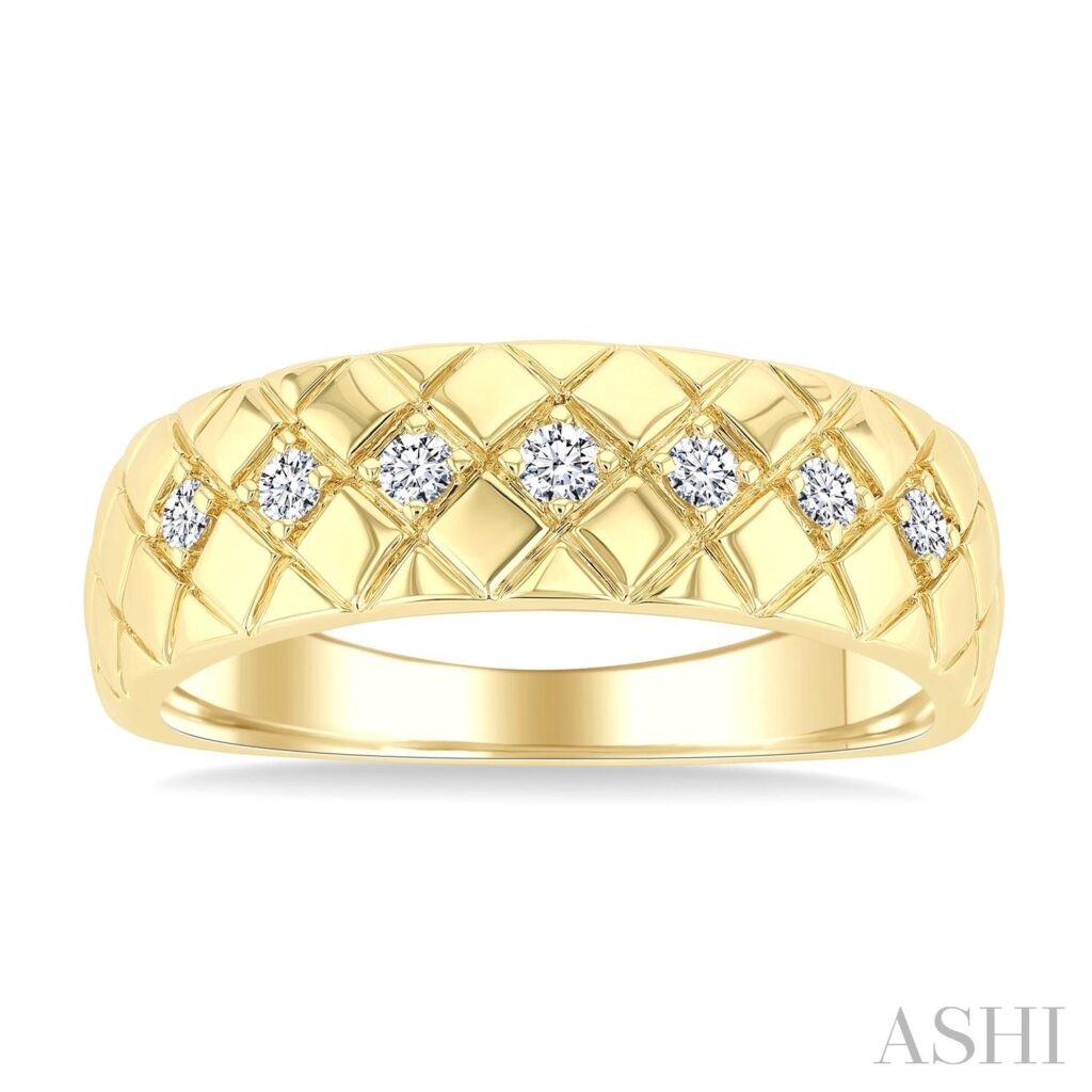 Cris Cross Diamond Band