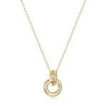 Gold Plated Circle Pendant thumbnail 1