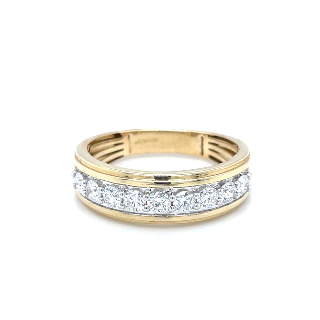 Gents Diamond Wedding Band