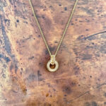 Gold Plated Circle Pendant thumbnail 2